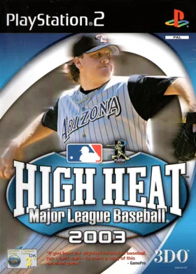 High Heat Major League Baseball 2003 (Japan) box cover front